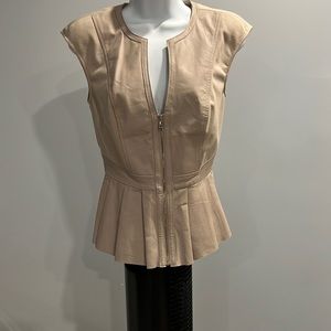 Bebe Faux leather vest